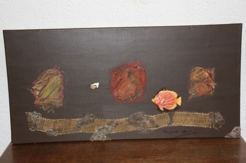 Bild mit fisch orange - ,