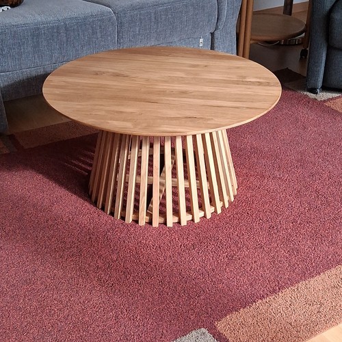 Runder couchtisch holz eiche - runder,