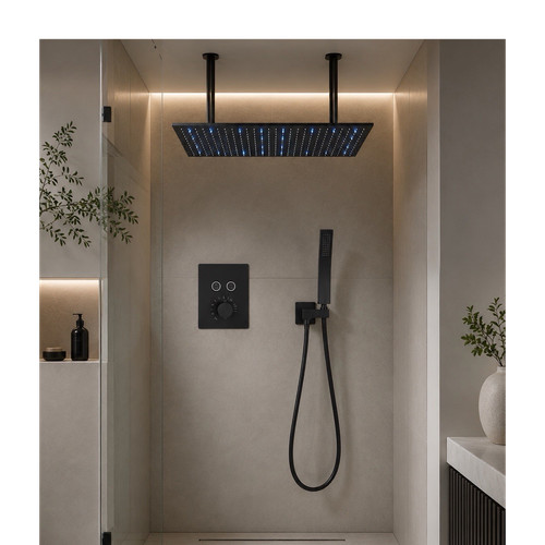 Xxl regendusche 80x40 led - 80x40,